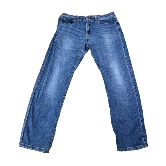 Lucky Brand Jeans Mens 34X32 (31x30 Meas) Blue 121 Slim Straight - Picture 1 of 10